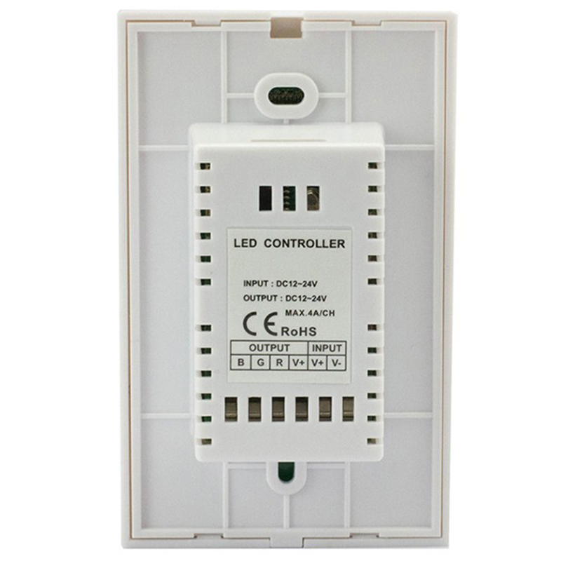 TM08U DC12-24V 3 Channel Low-voltage Touch Panel Full-color Controller TM08U DC12-24V 3 Channel Low-voltage Touch Panel Full-color Controller